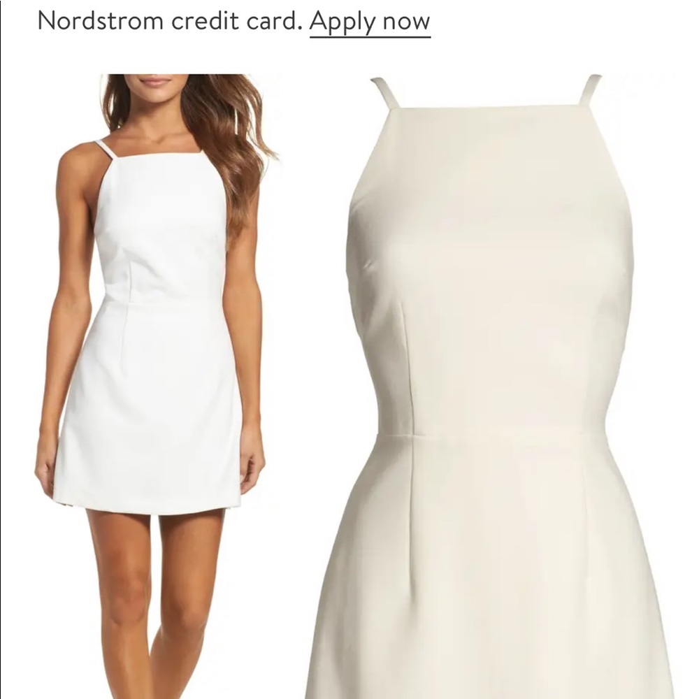 French Connection White Whisper Light Sheath Dress